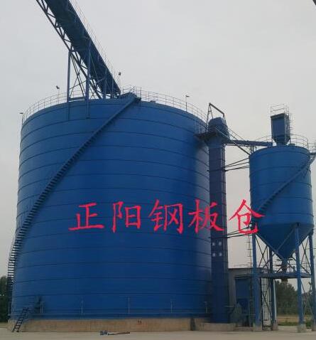 华南热作学院大型矿粉钢板库